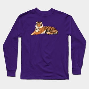 Purple Tiger Long Sleeve T-Shirt